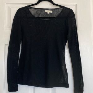 Cute  black long sleeve top
